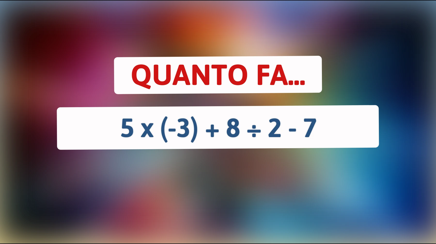 "Solo i veri geni riescono a risolvere questa sfida matematica: Riesci a batterli?""