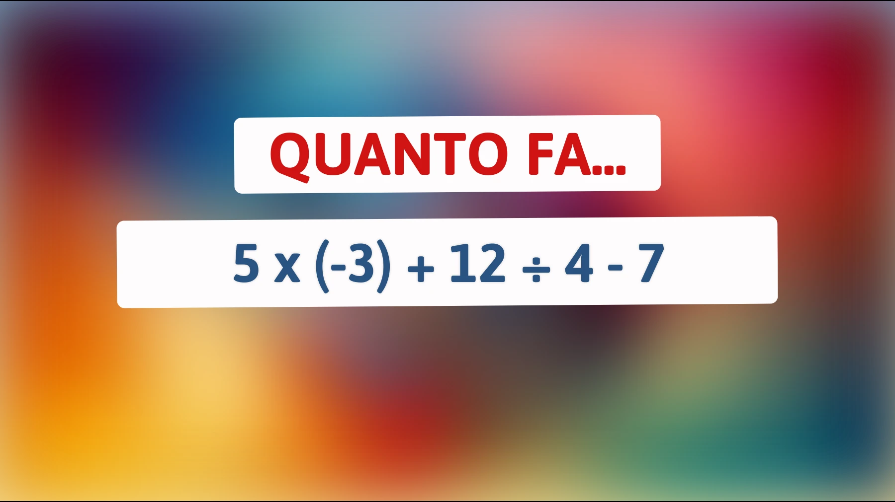 "Svelato il segreto per risolvere l'indovinello che solo i veri geni riescono a risolvere: ci sei anche tu tra loro?""