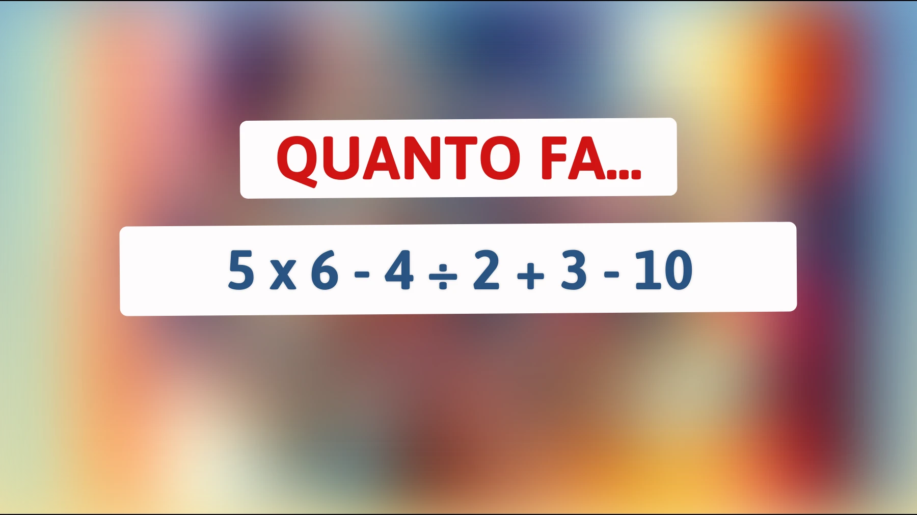 Solo il 1% delle persone risolve questo enigma matematico: sei tra le menti geniali che possono farlo?"