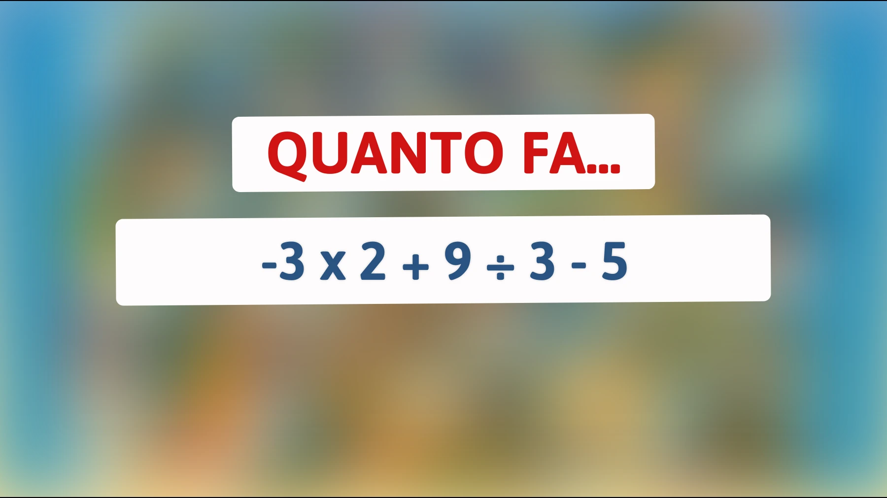 Solo le menti più brillanti possono risolvere questo rompicapo matematico: sei tra loro? Scoprilo ora!"