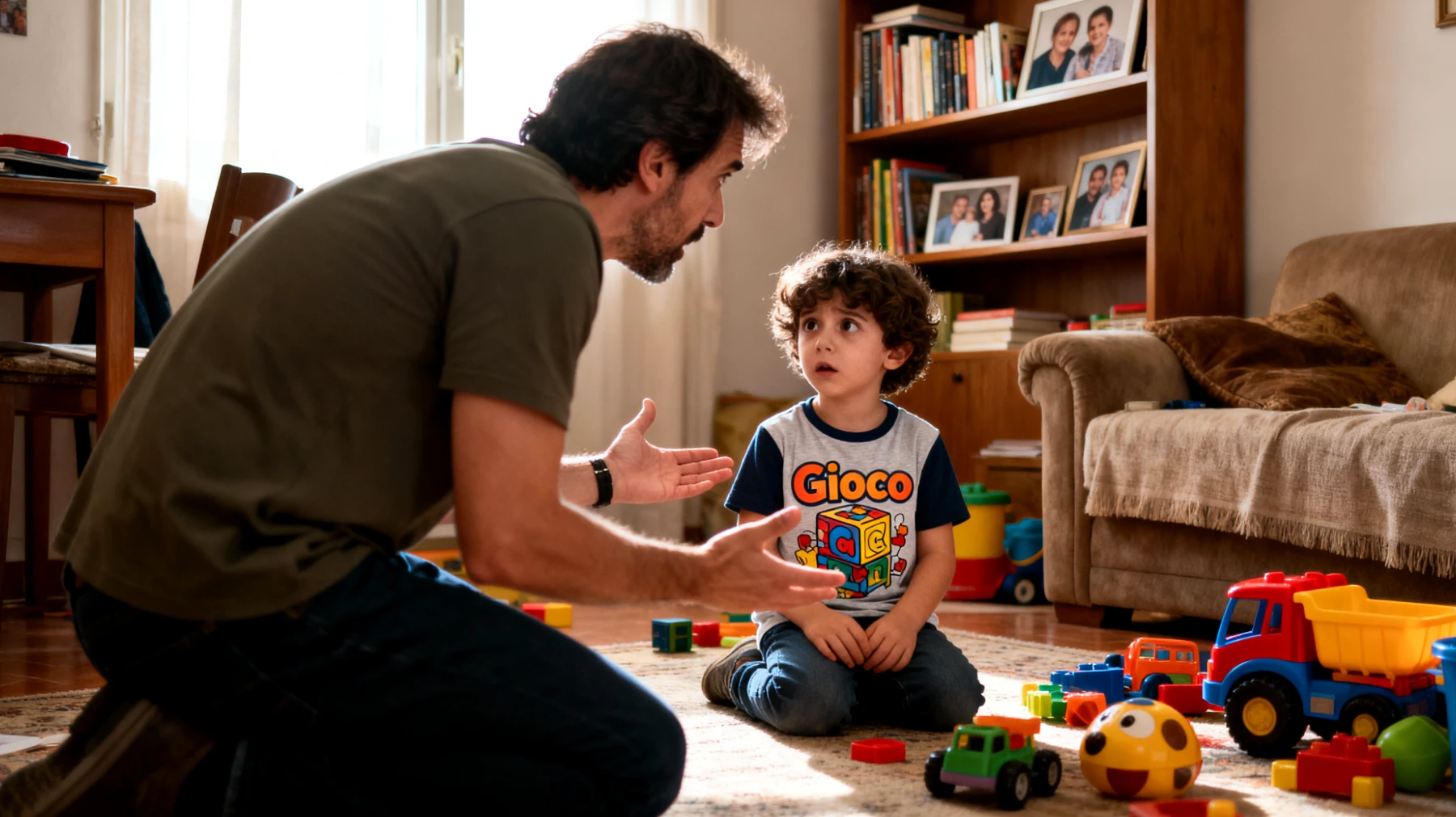 I genitori faticano a stabilire regole chiare e coerenti con i loro bambini, generando confusione nei piccoli e conflitti continui sui limiti da rispettare in casa"