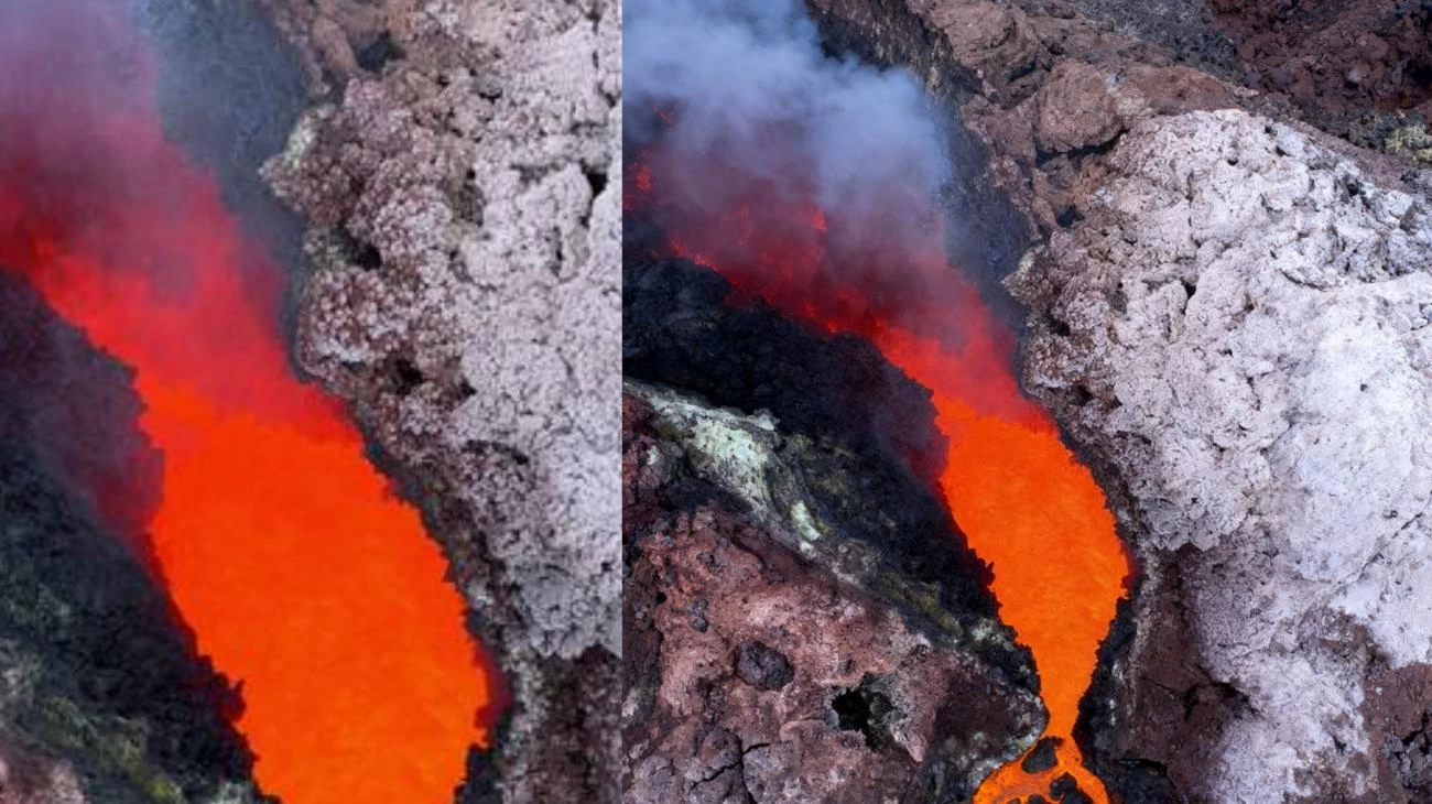 Una delle cose più spettacolari che io abbia mai visto sull'Etna nella mia vita 🤩 . 🌐 guidevulcanologicheetna.it . #etna #sicily #nature #volcano #nature"