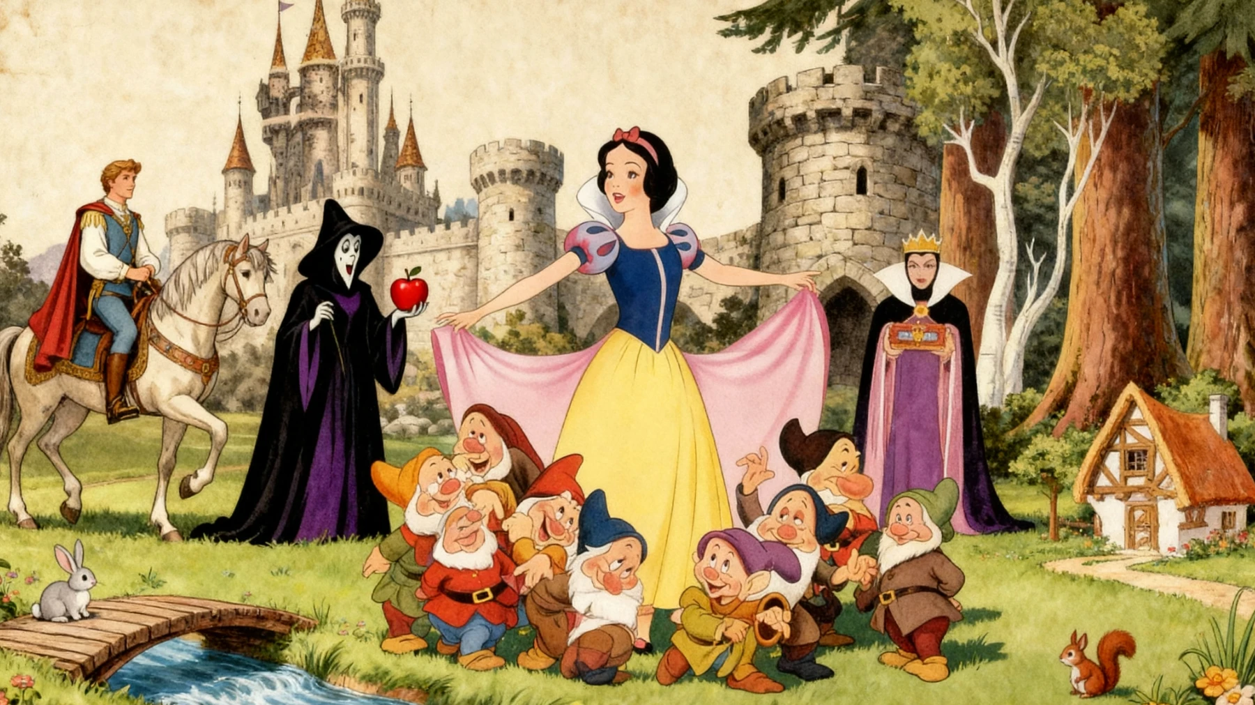 Biancaneve e i Sette Nani Disney Oscar"