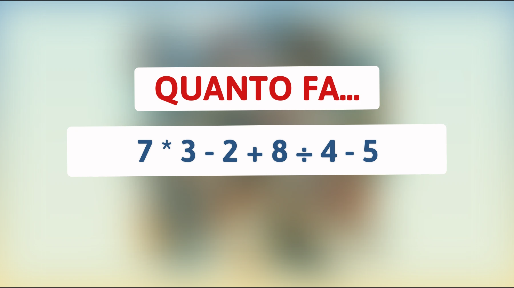 Scopri se sei un vero genio della matematica: riuscirai a risolvere questo enigma che poche persone al mondo possono risolvere correttamente?"