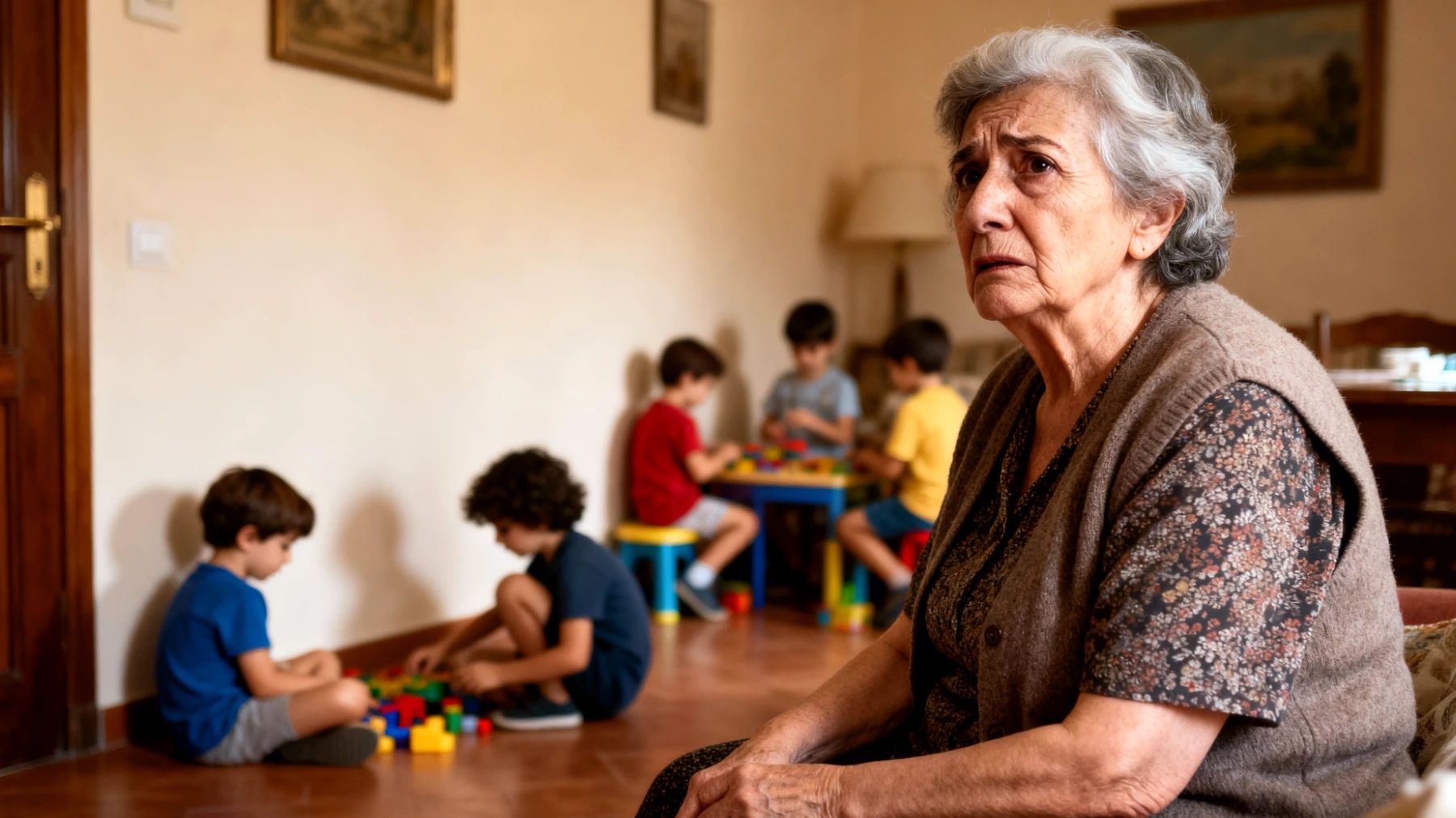 La nonna si preoccupa perché i suoi nipoti bambini mostrano difficoltà a socializzare con i coetanei, preferiscono stare da soli o restare sempre vicino agli adulti, e quando sono in gruppo appaiono timidi e isolati"